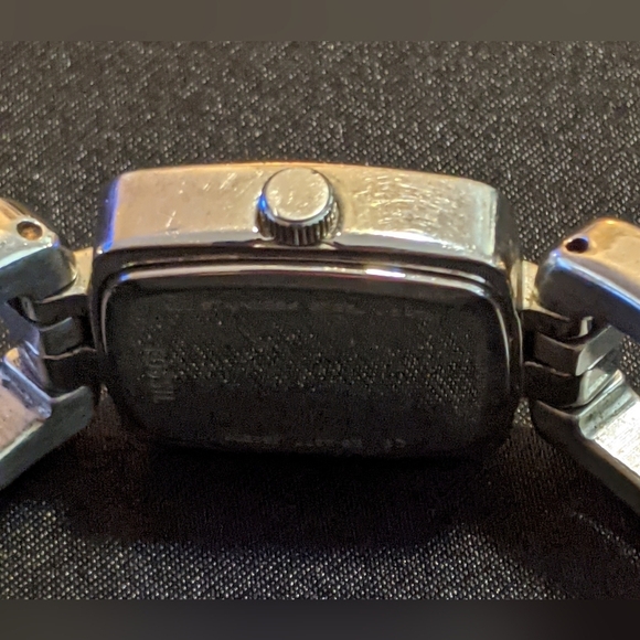 Vintage Fossil Women's Geometric Quartz Watch Stainless Steel Needs Battery - Picture 9 of 11